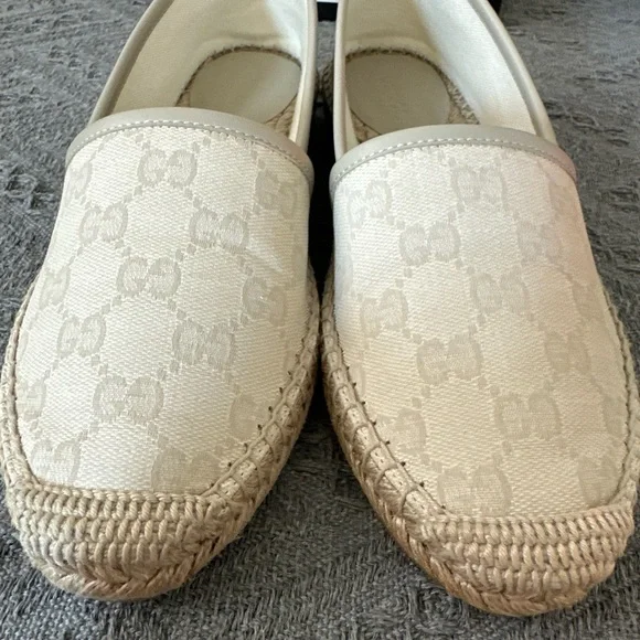 Gucci Cream Platform Shoes - Picture 6 of 7